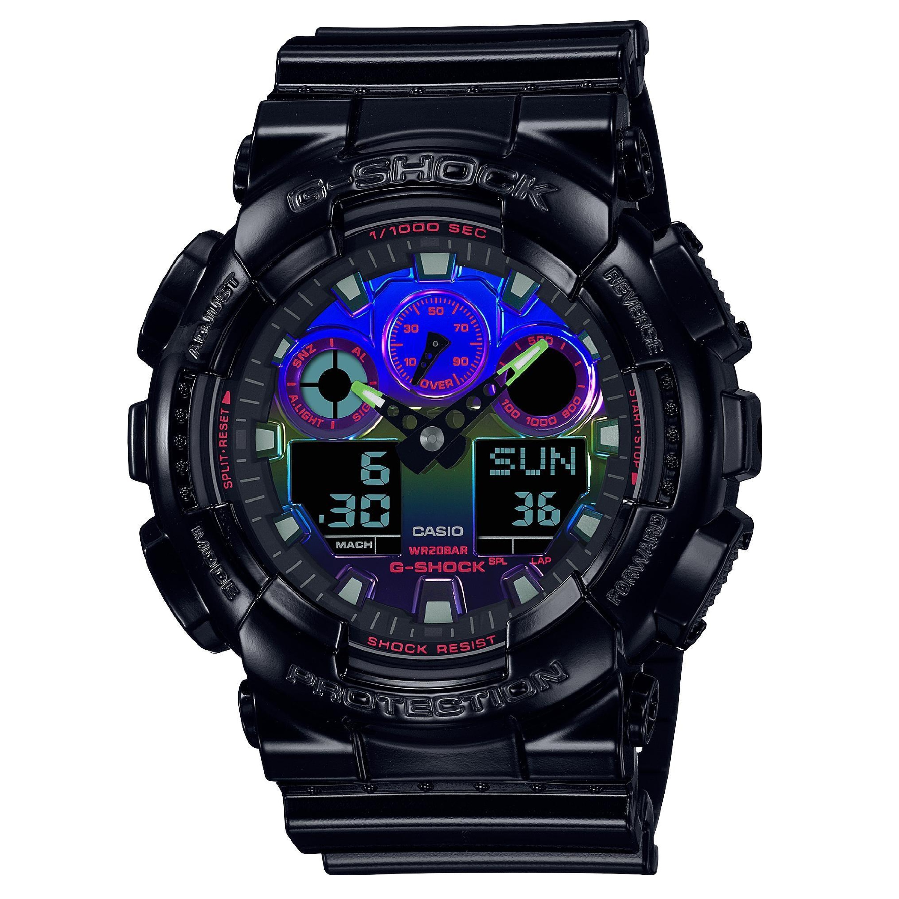 CASIO    G-SHOCK GA-100RGB-1A - CASIO |  G-SHOCK None None