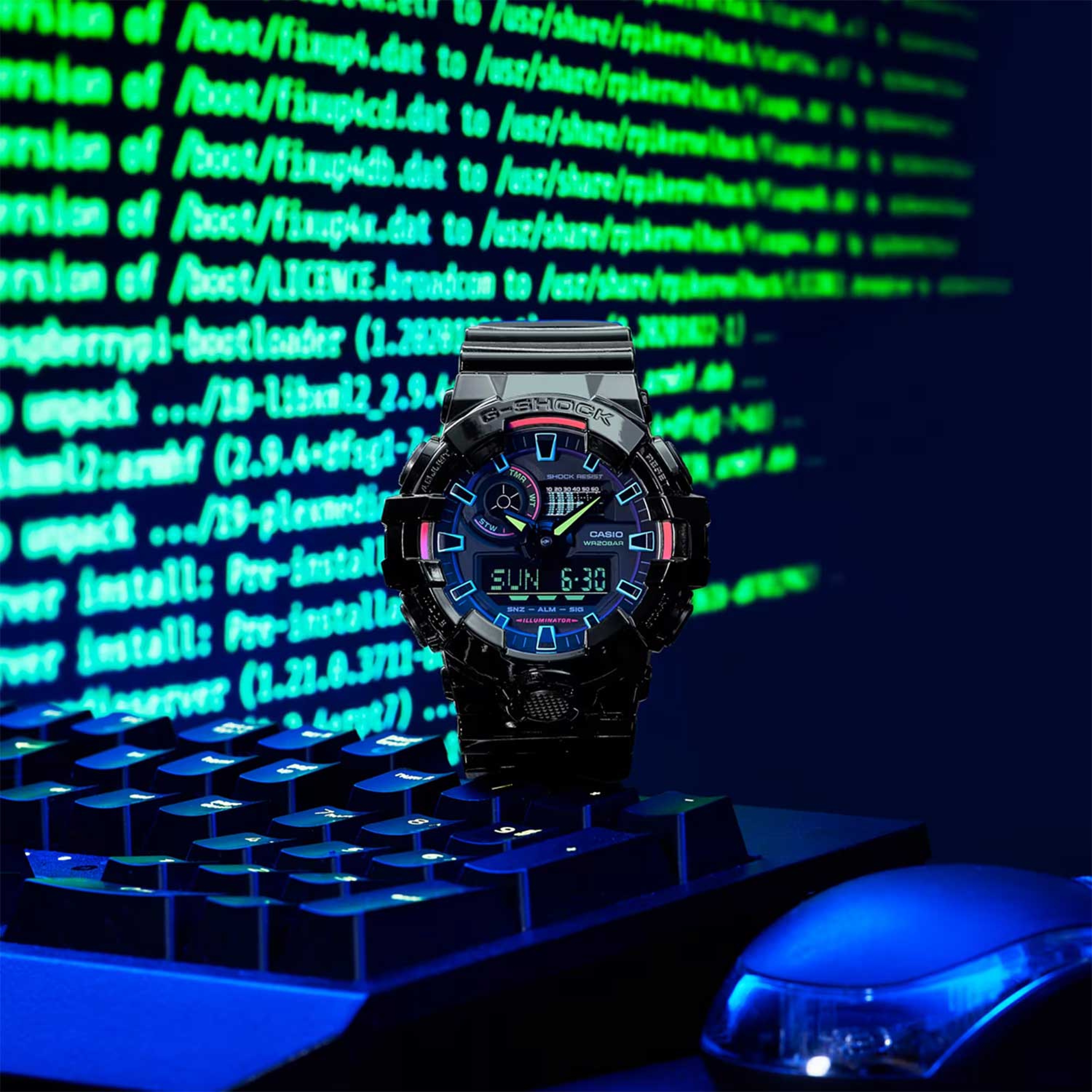 CASIO    G-SHOCK GA-700RGB-1A - фото 2