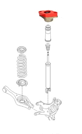 Автопроставки задние Honda Р84-20м10 - фото 4